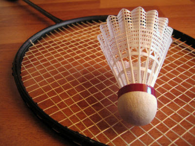 badminton in green